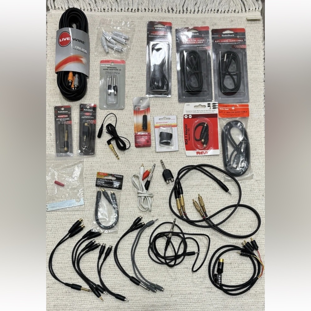 26 PIECE LOT NOS RADIO SHACK HIFI ELECTRONICS NEW OLD STOCK PARTS